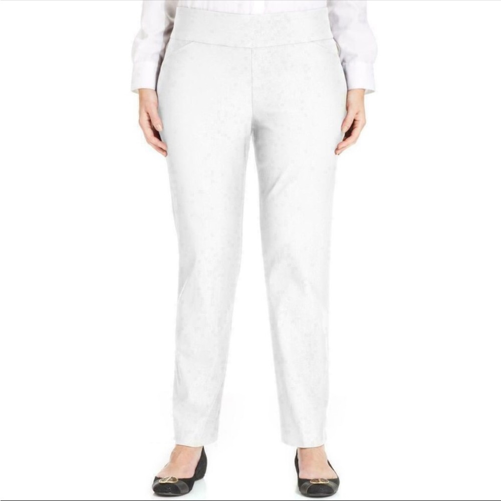 NWT Charter Club Cambridge Slim Leg Waist Smoothing Tummy Slimming Pants Size 18